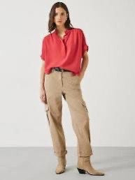 Ex 'Hush' Anika Short Sleeve Blouse